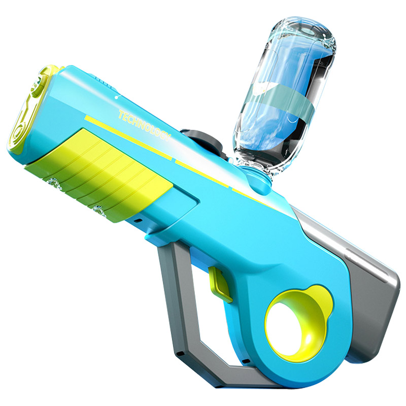 Водний акумуляторний автомат Water Gun 8002C (600ml) with lithium battery (Blue / Yellow)
