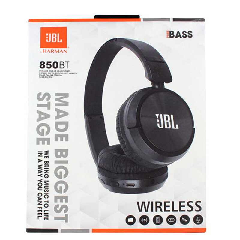 ٩(͡๏̯͡๏)۶ ЗДЕСЬ ▻ Bluetooth наушники 850BТ(Черный)