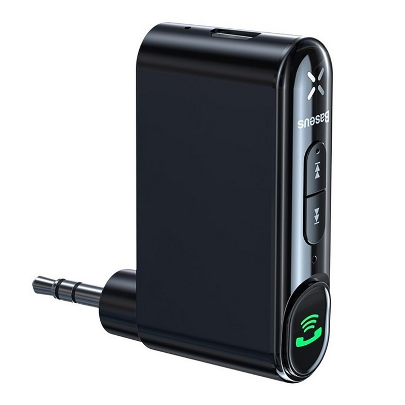 Bluetooth Рессивер Baseus AUX Qiyin (WXQY) (Черный)