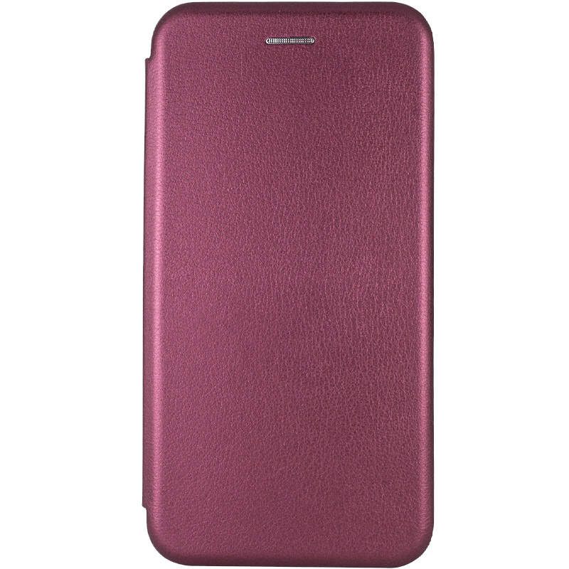 Шкіряний чохол-книжка Classy для Realme C75 (Бордовий)