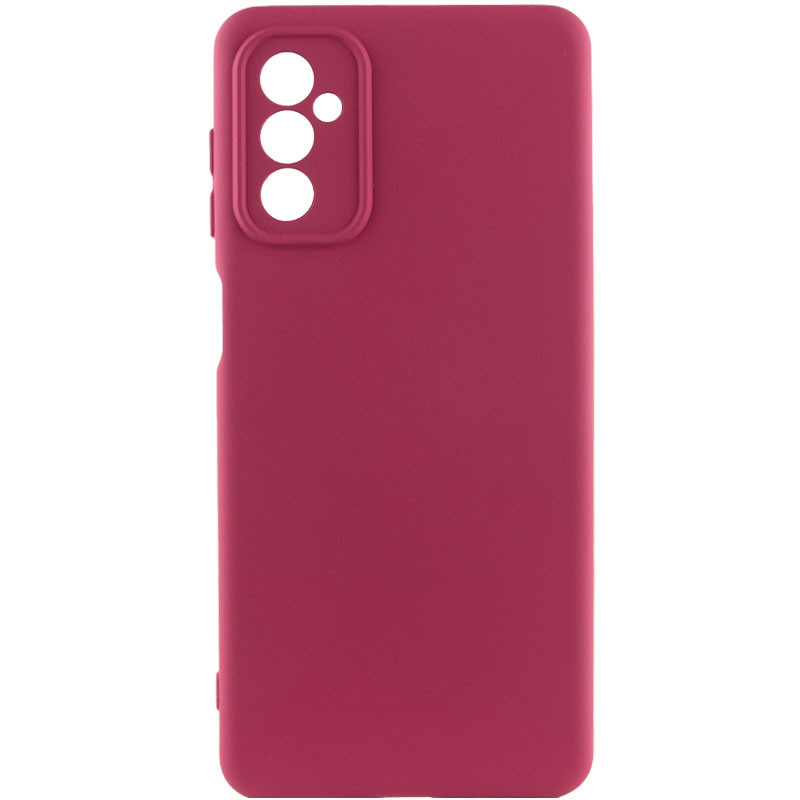 Чохол Silicone Cover Lakshmi Full Camera (AAA) для Samsung Galaxy M35 5G (Бордовий / Plum)