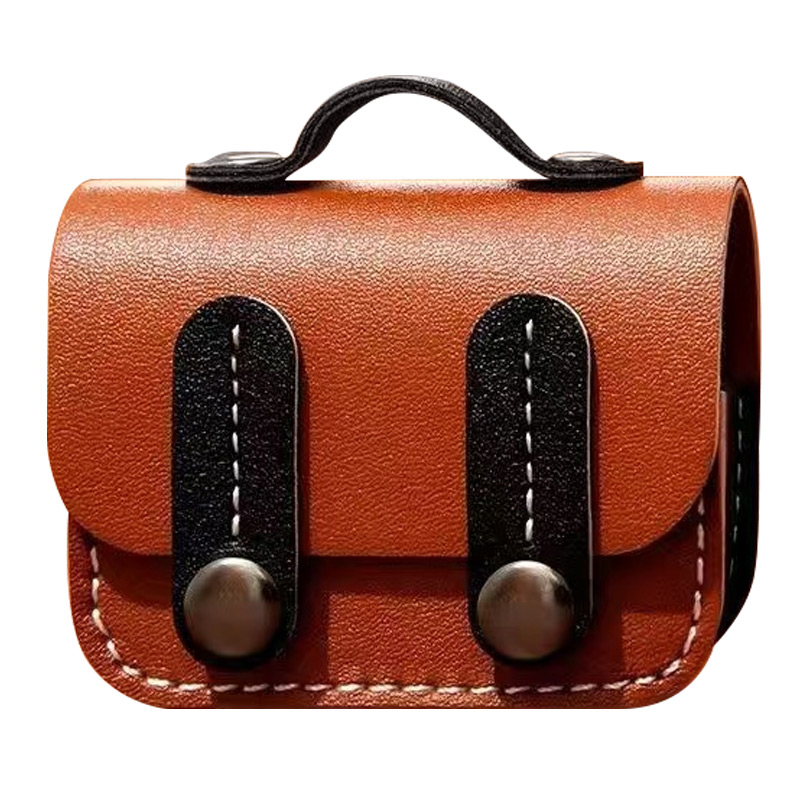 Шкіряний футляр Briefcase для Футляры для AirPods (Brown / Black)