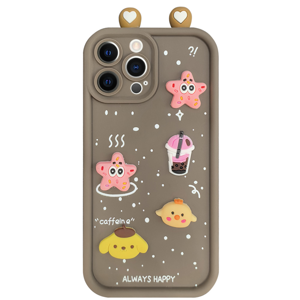 Чохол TPU Toys Case with Ears для Samsung Galaxy A06 (Brown)