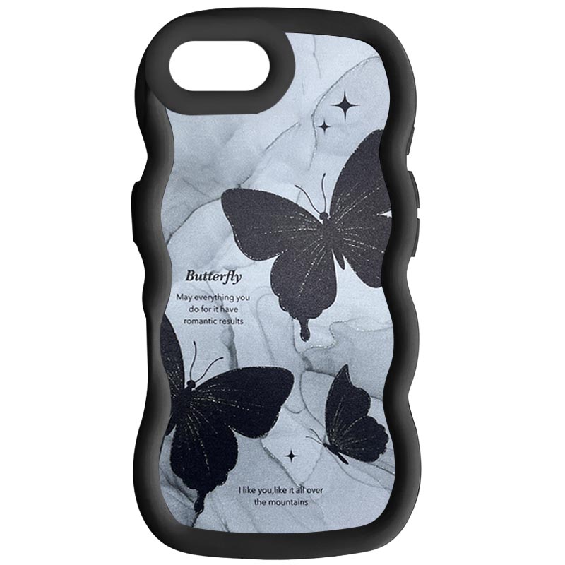 Чехол TPU Cloudy Pictures для Apple iPhone 7 / 8 / SE (2020) / SE (2022) (4.7") (Butterflies)