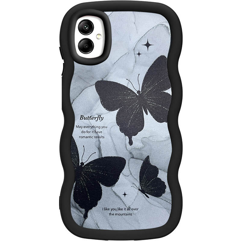 Чохол TPU Cloudy Pictures для Samsung Galaxy A06 (Butterflies)