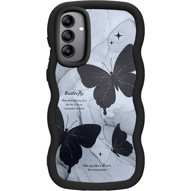 Чехол TPU Cloudy Pictures для Samsung Galaxy A35 (Butterflies)