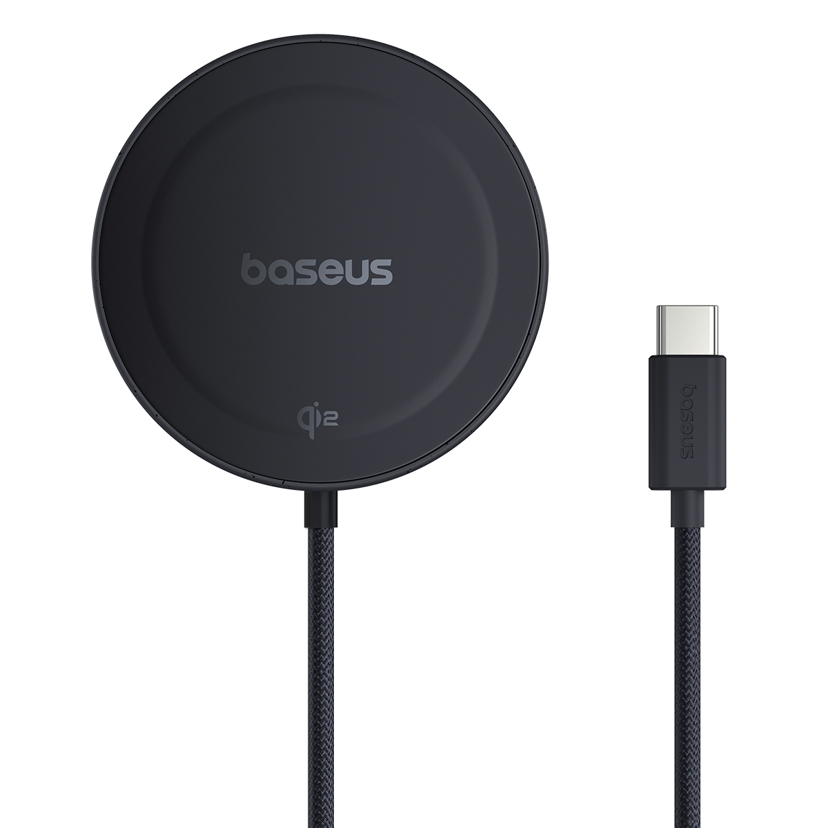 БЗУ Baseus Simple Mini4 Magnetic Wireless Charging Stand 15W (P10273300121-02) (Cosmic Black)