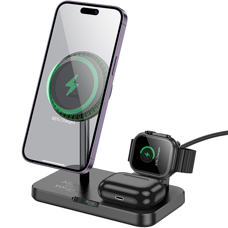 БЗУ Hoco CQ12 Joyfull 3in1 (Black)