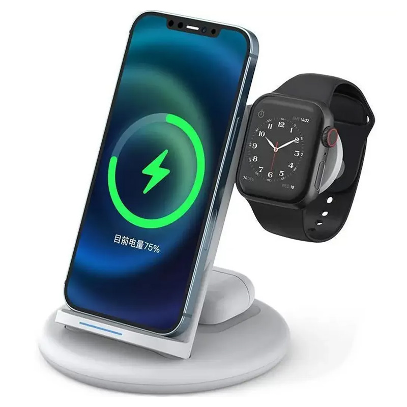 БЗУ WIWU Power Air 3 in 1 wireless charger (White)