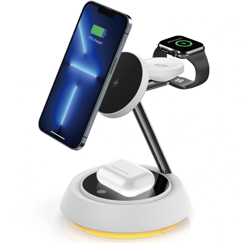 БЗУ WIWU Wi-W002 3 in 1 wireless charger (White)