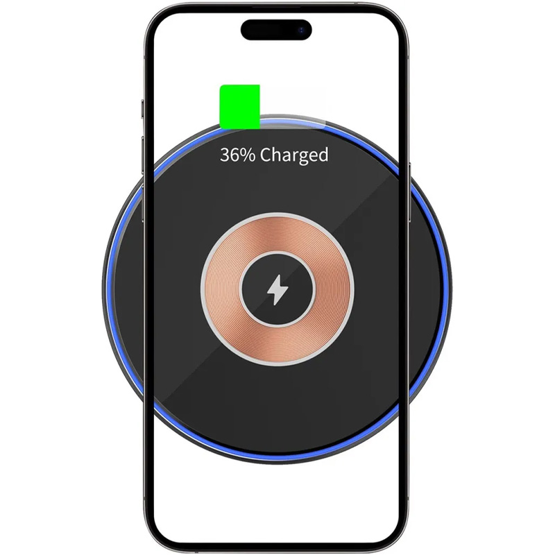 БЗУ WIWU Wi-W013 15W wireless charger (Black)