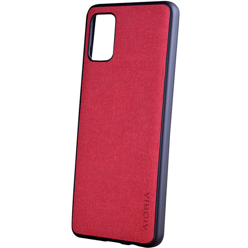 Чехол AIORIA Textile PC+TPU для Samsung Galaxy M51 (Красный)
