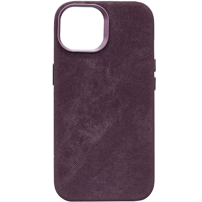 Чехол Denim with MagSafe для Apple iPhone 14 (6.1") (Deep Purple)