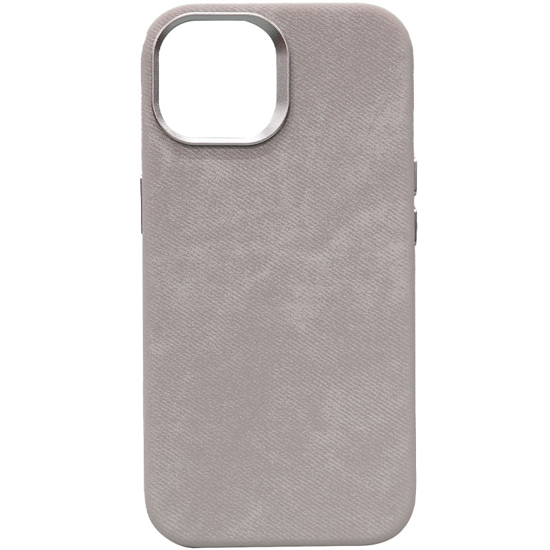 Чохол Denim with MagSafe для Apple iPhone 14 (6.1") (Gray)