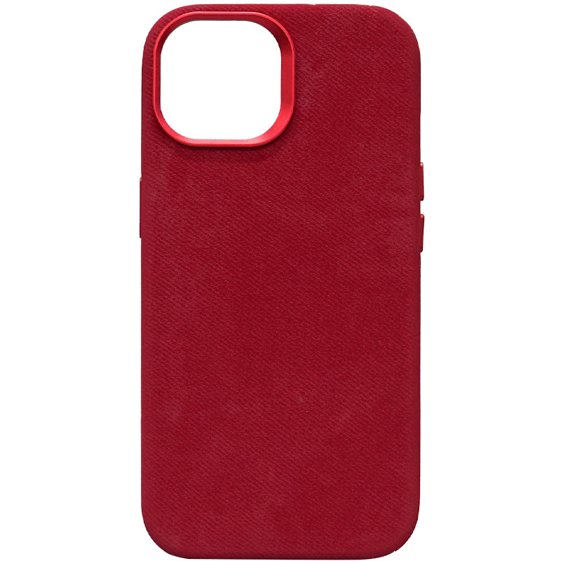 Чохол Denim with MagSafe для Apple iPhone 14 (6.1") (Red)