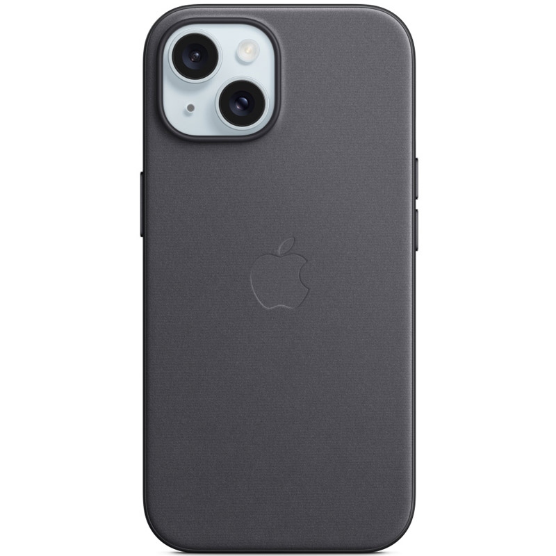 Чехол FineWoven (AAA) with MagSafe для Apple iPhone 15 (6.1") (Black)