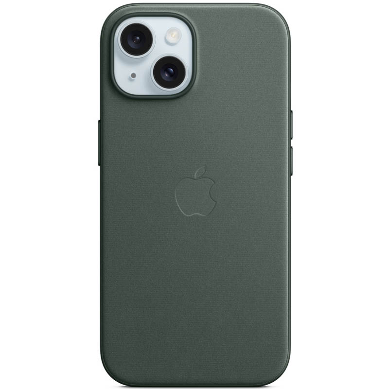 Чехол FineWoven (AAA) with MagSafe для Apple iPhone 15 Plus (6.7") (Ever Green)