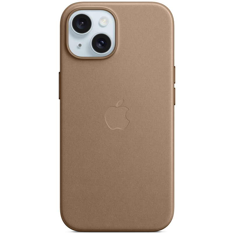 Чехол FineWoven (AAA) with MagSafe для Apple iPhone 15 Plus (6.7") (Taupe)