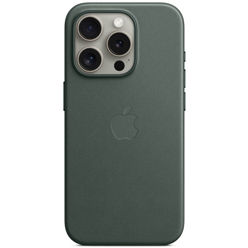 Чехол FineWoven (AAA) with MagSafe для Apple iPhone 15 Pro (6.1") (Ever Green)