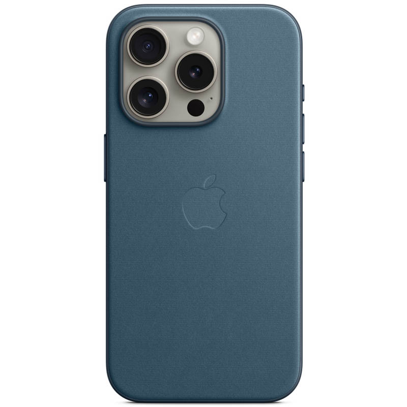 Чехол FineWoven (AAA) with MagSafe для Apple iPhone 15 Pro (6.1") (Pacific Blue)
