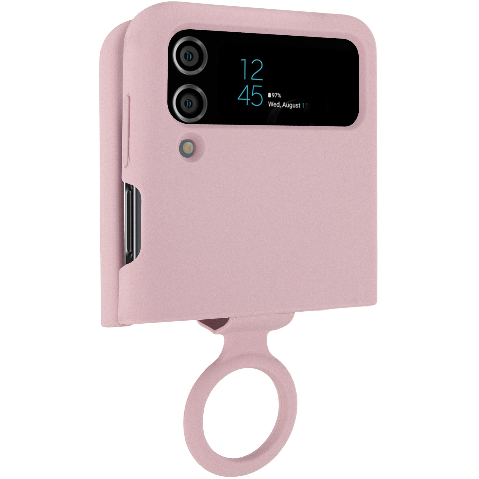 Чохол Foldables Silicone Cover Lakshmi (AAA) для Samsung Galaxy Z Flip4 (Рожевий / Pink Sand)