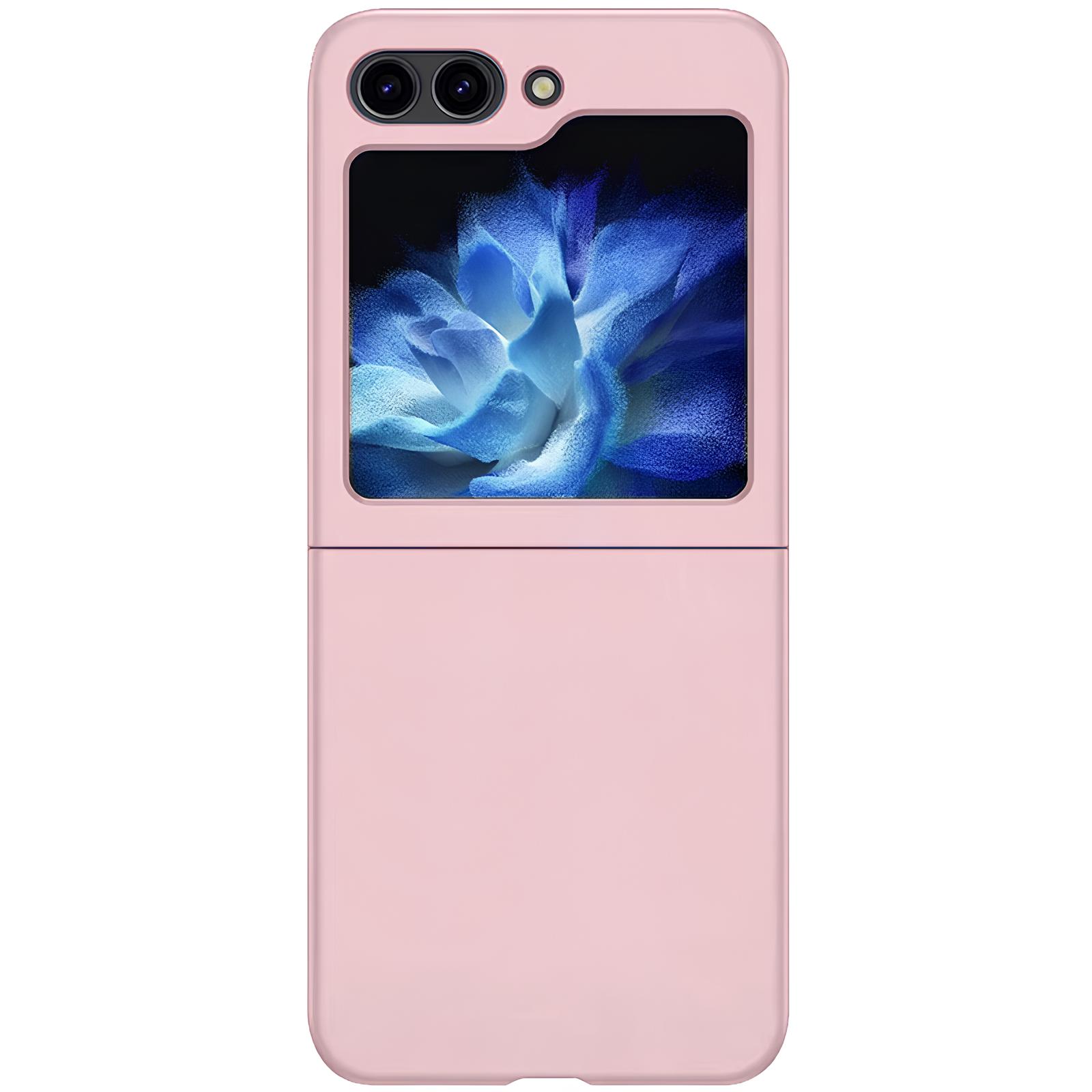 Чехол Foldables Silicone Cover Lakshmi (AAA) для Samsung Galaxy Z Flip5 (Розовый / Pink Sand)