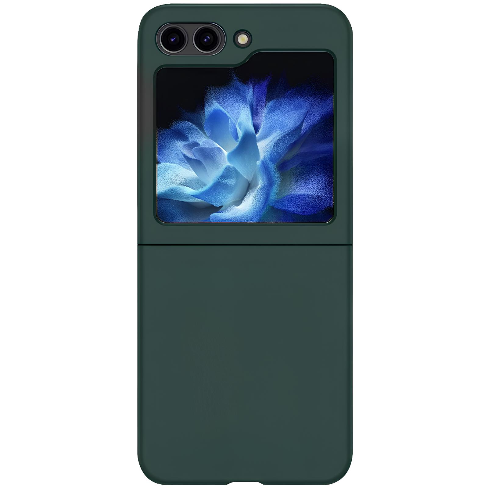 Чехол Foldables Silicone Cover Lakshmi (AAA) для Samsung Galaxy Z Flip5 (Зеленый / Cyprus Green)