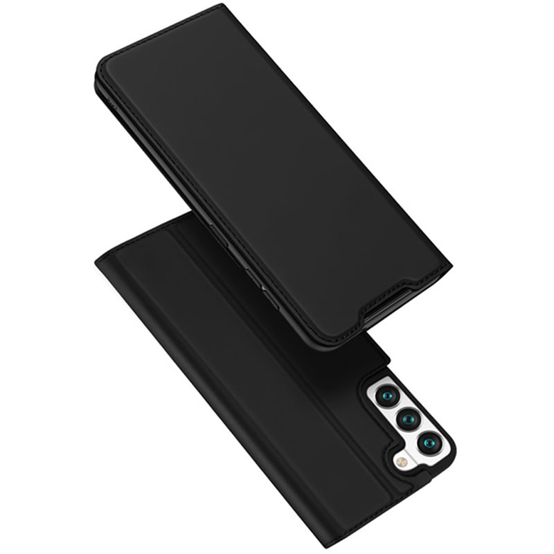 Чехол-книжка Dux Ducis с карманом для визиток для Samsung Galaxy S23+ (Черный)