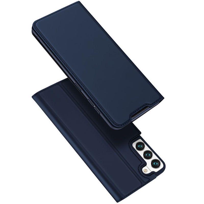 Чехол-книжка Dux Ducis с карманом для визиток для Samsung Galaxy S23 (Синий)