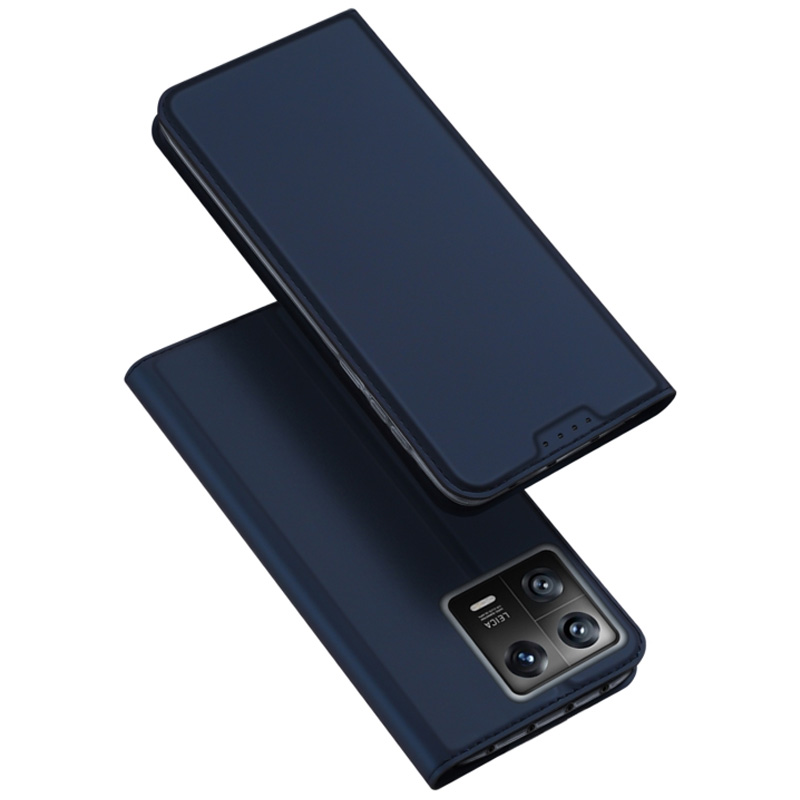 Чехол-книжка Dux Ducis с карманом для визиток для Xiaomi 13 Pro (Синий)