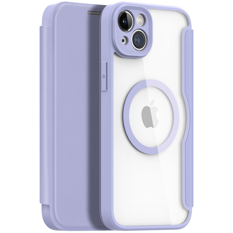 Чехол-книжка Dux Ducis Skin X Pro with MagSafe для Apple iPhone 14 / 13 (6.1") (Purple)