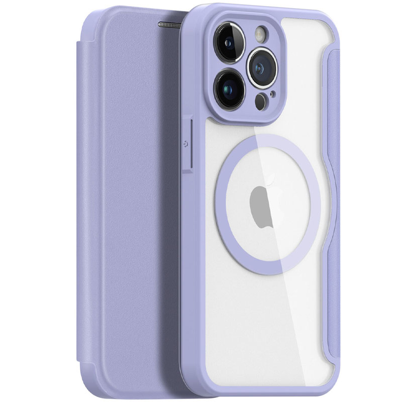 Чехол-книжка Dux Ducis Skin X Pro with MagSafe для Apple iPhone 14 Pro (6.1") (Purple)