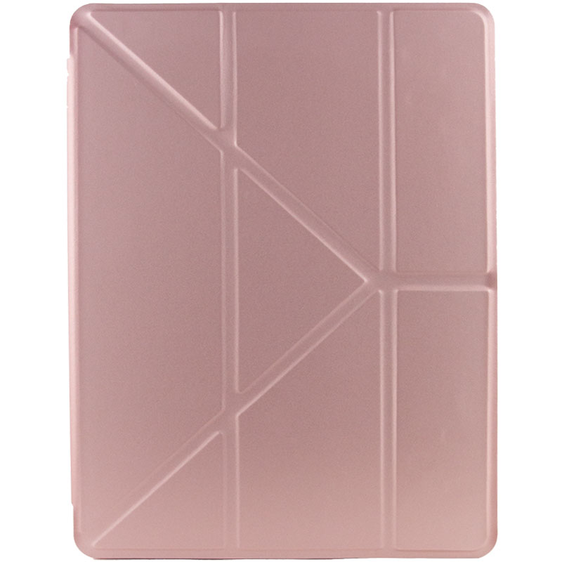 Чехол книжка Origami Series для Apple iPad 10.2" (2019) (2020) (2021) (Розовый / Rose Gold)
