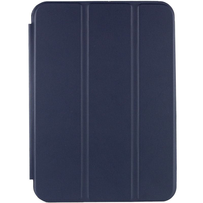 Чохол (книга) Smart Case Series with logo для для Apple iPad Mini 6 (8.3") (2021) (Синій / Dark Blue)
