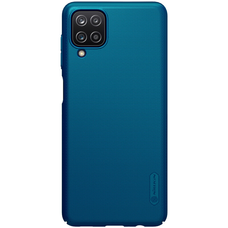 Чехол Nillkin Matte для Samsung Galaxy A12 Nacho (Бирюзовый / Peacock blue)