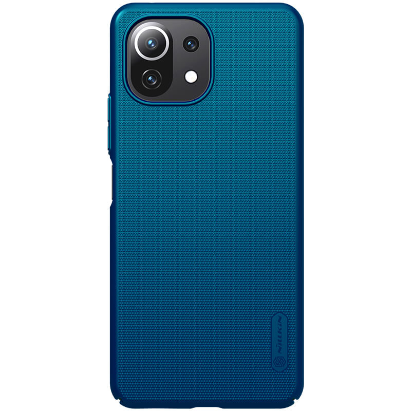 Чехол Nillkin Matte для Xiaomi Mi 11 Lite (Бирюзовый / Peacock blue)