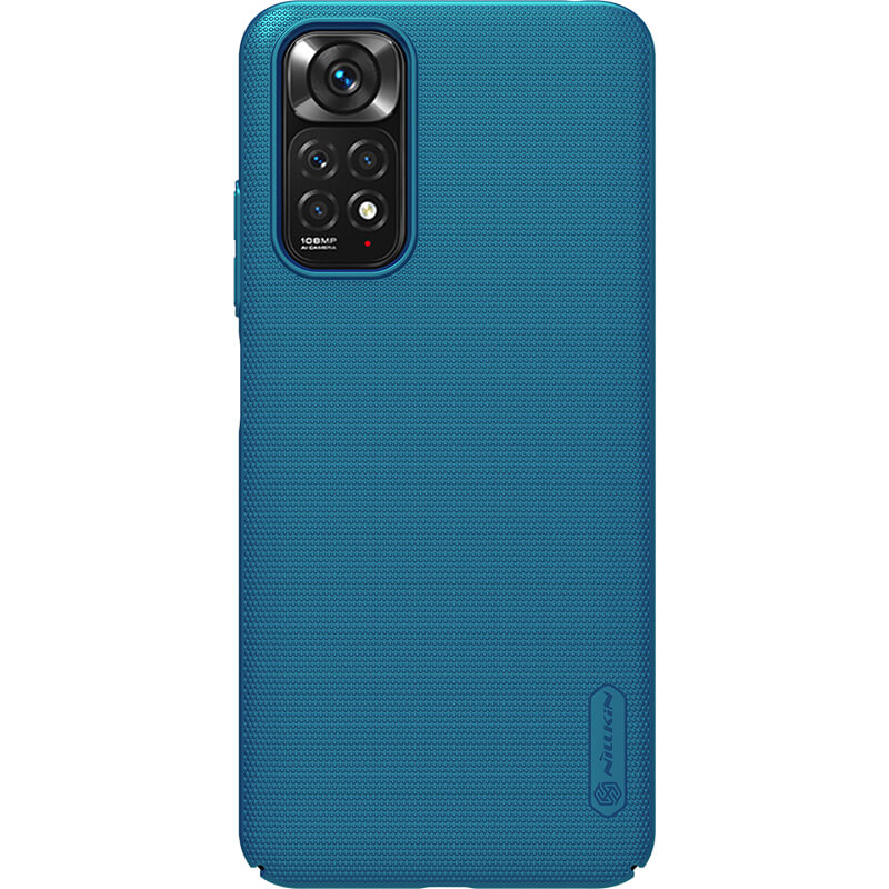 Чехол Nillkin Matte для Xiaomi Redmi Note 11S (Бирюзовый / Peacock blue)