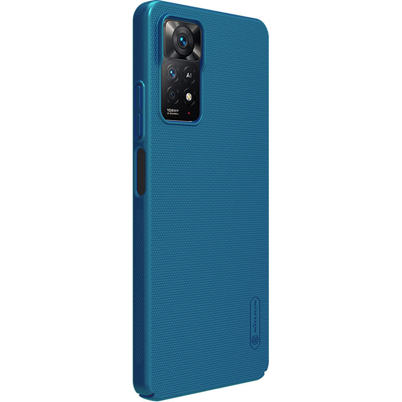 Купить Чехол Nillkin Matte для Xiaomi Redmi Note 11 Pro (Global) / Note 11 Pro 5G Бирюзовый / Peacock blue на onecase.com.ua