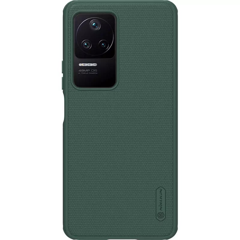 Чехол Nillkin Matte Pro для Xiaomi Redmi K40S / Poco F4 5G (Зеленый / Deep Green)