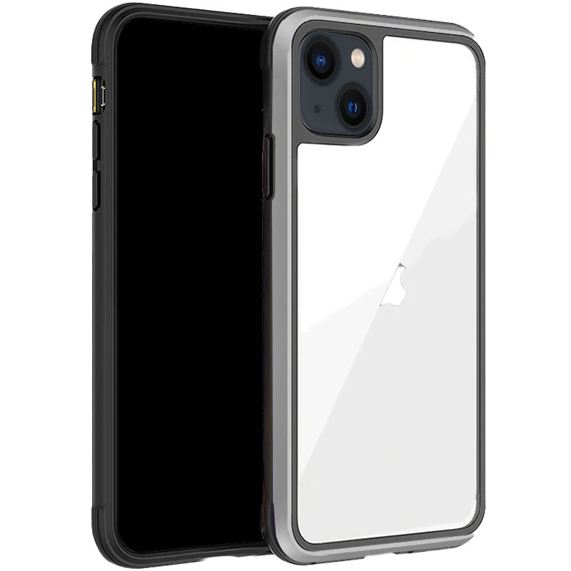 Чехол PC+TPU+Metal K-DOO Ares для Apple iPhone 13 (6.1") (Серый)