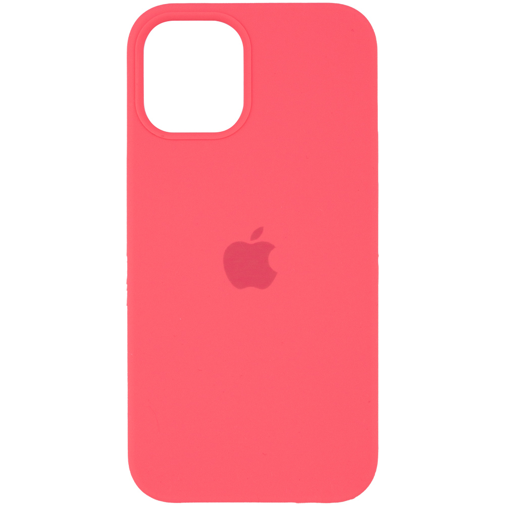 Чехол Silicone Case (AA) для Apple iPhone 12 Pro Max (6.7") (Розовый / Hot Pink)
