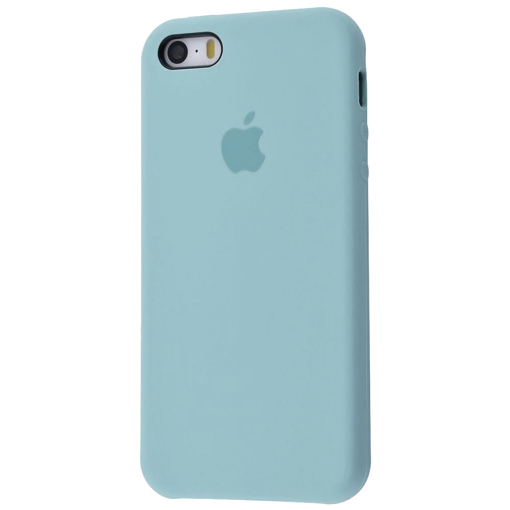 Чехол Silicone Case (AA) для Apple iPhone 5/5S/SE (Голубой / Lilac Blue)