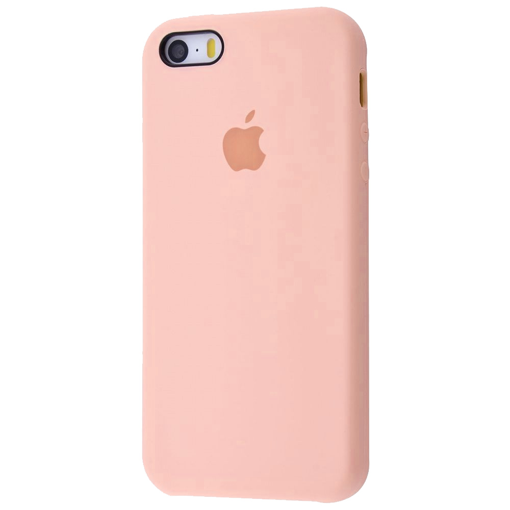 Чехол Silicone Case (AA) для Apple iPhone 5/5S/SE (Розовый / Light pink)