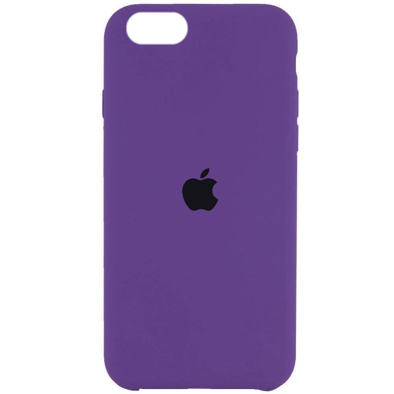 Чехол Silicone Case (AA) для Apple iPhone SE (2020) (Фиолетовый / Amethyst)