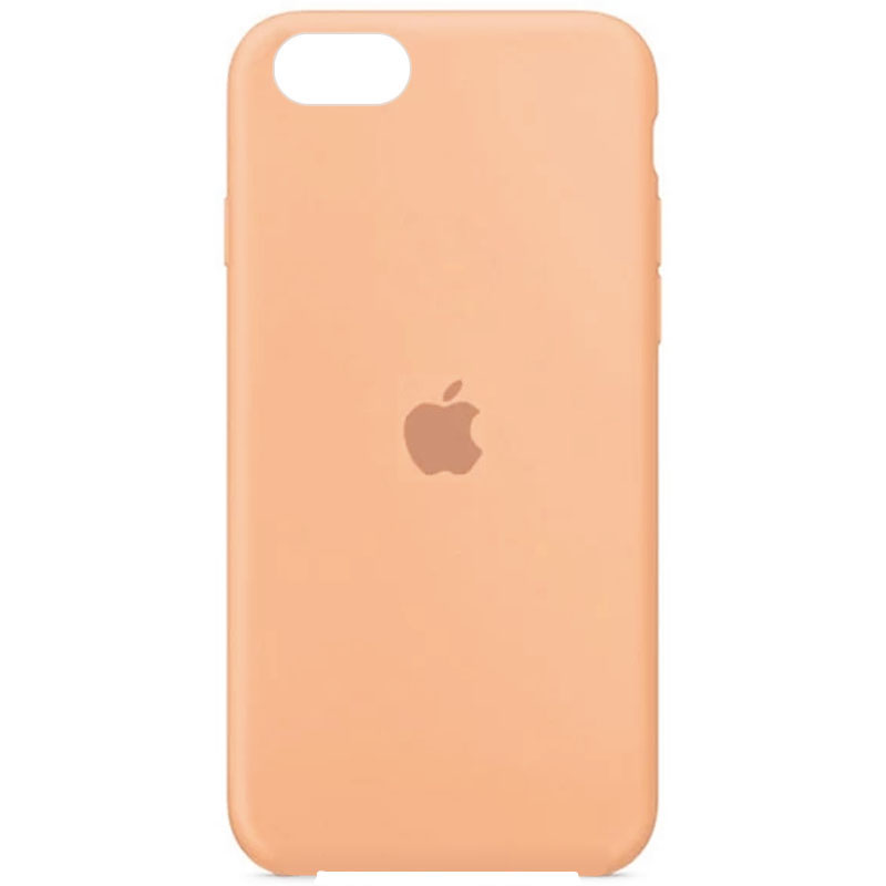 Чехол Silicone Case (AA) для Apple iPhone SE (2020) (Оранжевый / Cantaloupe)