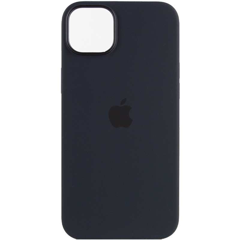 Чехол Silicone case (AAA) full with Magsafe для Apple iPhone 14 Pro Max (6.7") (Черный / Midnight)