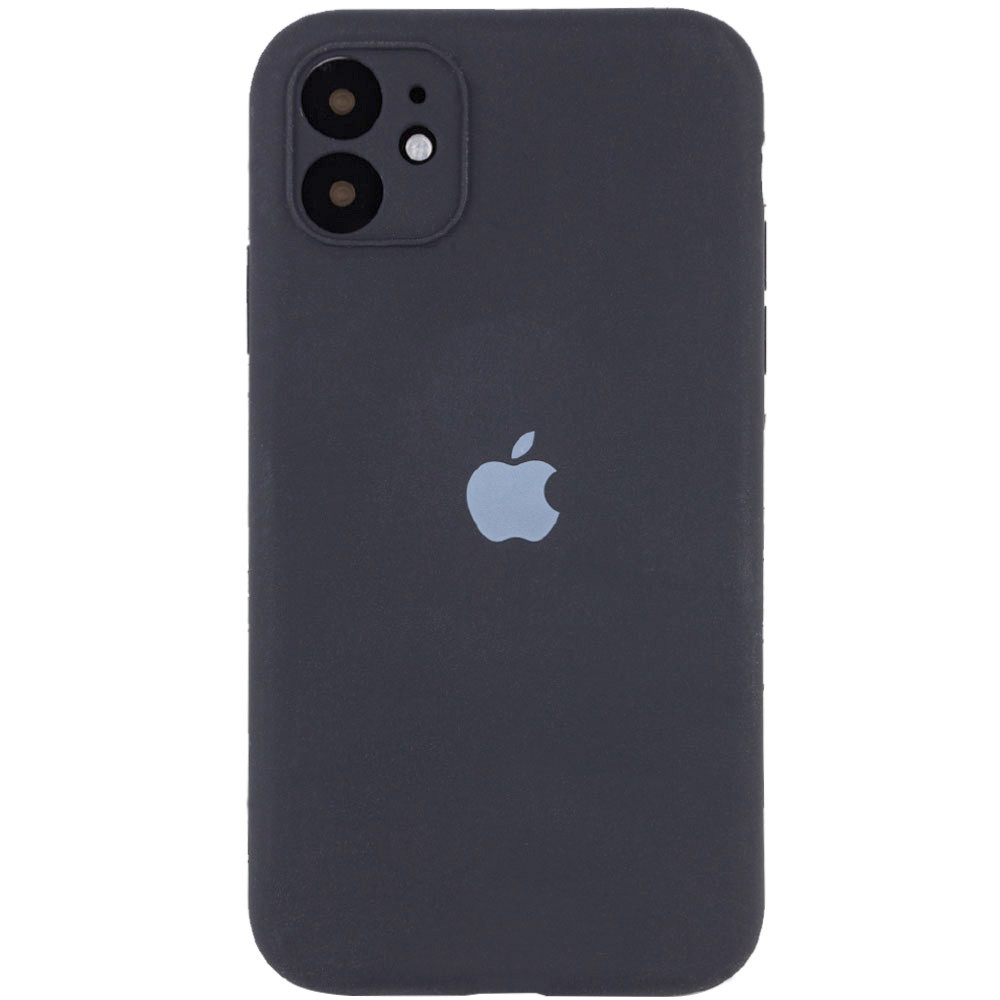 Чохол Silicone Case Full Camera Protective (АА) для Apple iPhone 11 (6.1") (Сірий / Dark Gray)