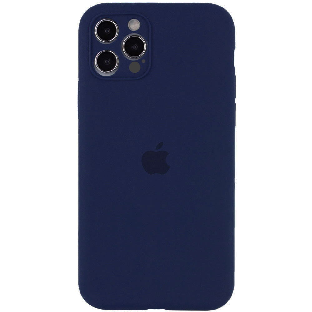 Чохол Silicone Case Full Camera Protective (АА) для Apple iPhone 11 Pro (5.8") (Синій / Deep navy)