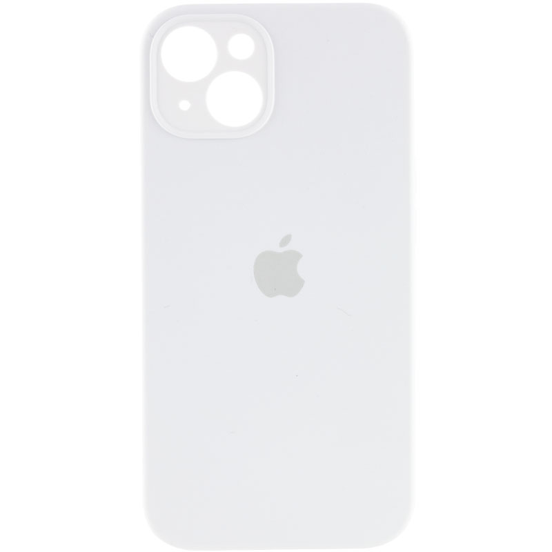 Чохол Silicone Case Full Camera Protective (АА) для Apple iPhone 13 (6.1") (Білий / White)