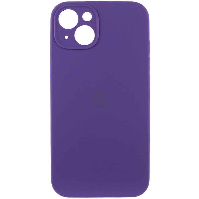Чехол Silicone Case Full Camera Protective (AA) для Apple iPhone 13 (6.1") (Фиолетовый / Amethyst)